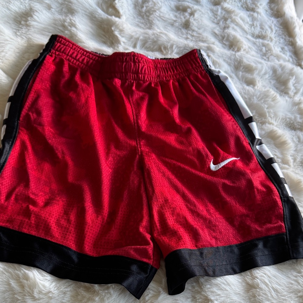 Nike Red and Black Sports Shorts